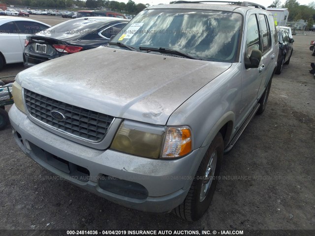 1FMZU63E62UB89444 - 2002 FORD EXPLORER XLT SILVER photo 6