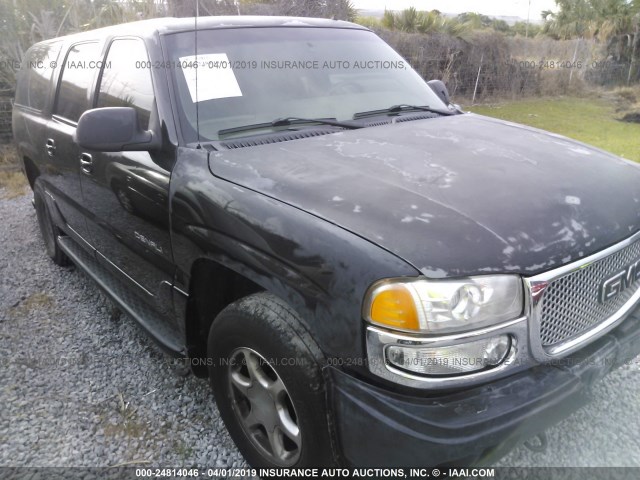 1GKFK66U02J130427 - 2002 GMC DENALI XL K1500 BLACK photo 1