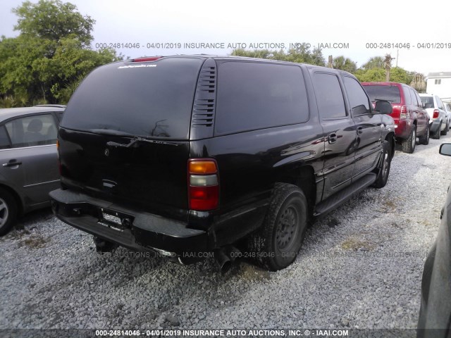 1GKFK66U02J130427 - 2002 GMC DENALI XL K1500 BLACK photo 4