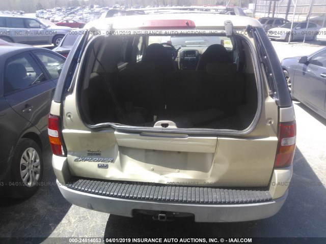 1FMZU63E02UA72121 - 2002 FORD EXPLORER XLT GOLD photo 6