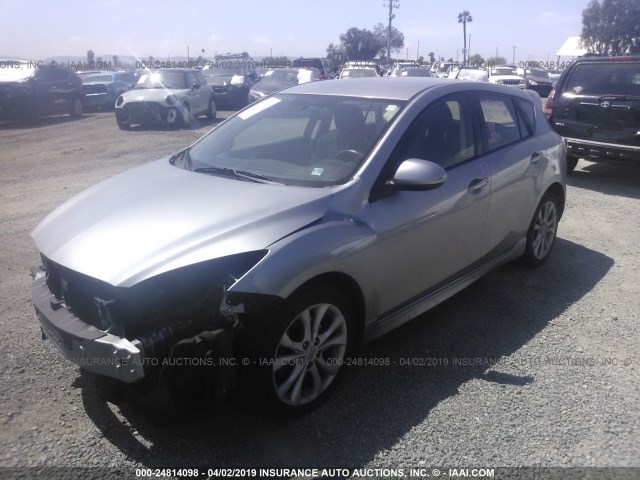 JM1BL1H64A1254529 - 2010 MAZDA 3 S GRAY photo 2