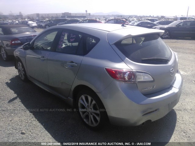 JM1BL1H64A1254529 - 2010 MAZDA 3 S GRAY photo 3