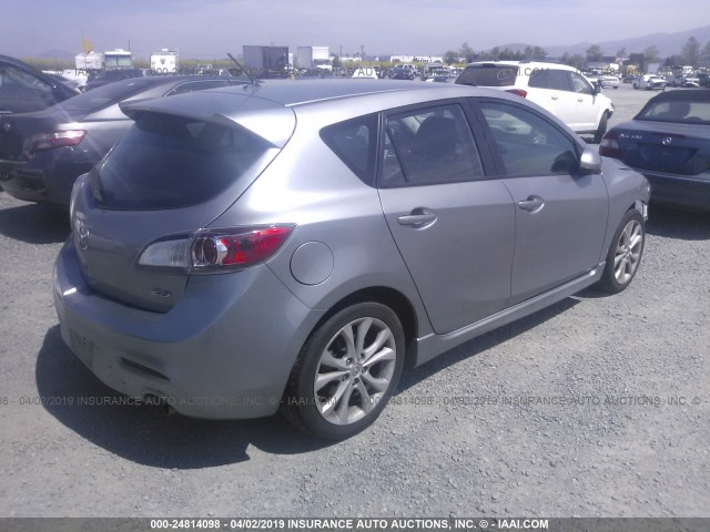 JM1BL1H64A1254529 - 2010 MAZDA 3 S GRAY photo 4