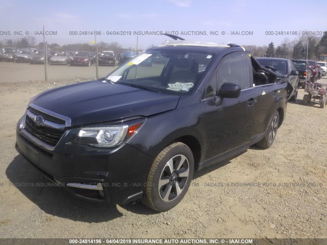 JF2SJARCXHH483536 - 2017 SUBARU FORESTER 2.5I LIMITED BLACK photo 2