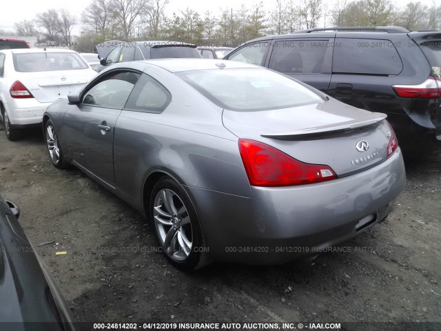 JNKCV64E58M122931 - 2008 INFINITI G37 JOURNEY/SPORT GRAY photo 3