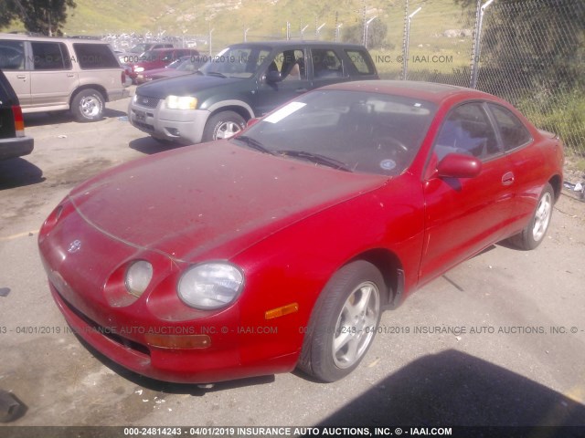 JT2ST07F9R0015967 - 1994 TOYOTA CELICA GT RED photo 2