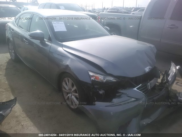 JTHBF1D29E5012682 - 2014 LEXUS IS 250 GRAY photo 1