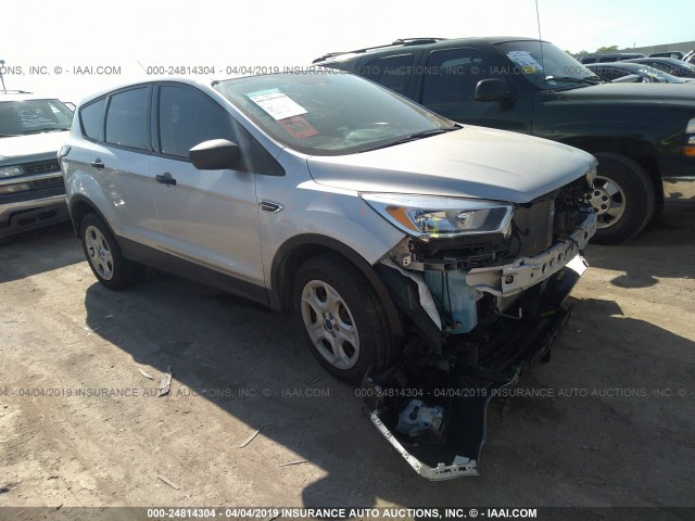 1FMCU0F75HUD05998 - 2017 FORD ESCAPE S SILVER photo 1