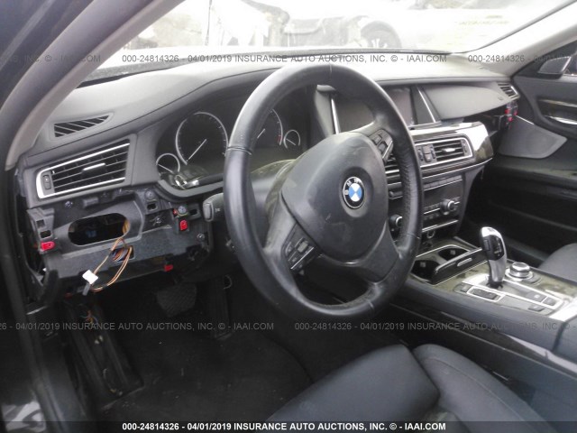 WBAYE4C54DD137487 - 2013 BMW 740 LI BLACK photo 6