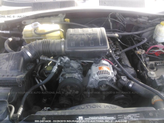 1J4GL48KX3W692234 - 2003 JEEP LIBERTY SPORT/FREEDOM ბურგუნდია ფოტო 10