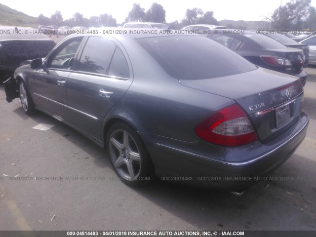 WDBUF56X79B363803 - 2009 MERCEDES-BENZ E 350 Light Blue photo 3