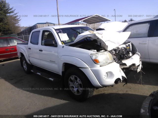 3TMJU4GN6AM104086 - 2010 TOYOTA TACOMA DOUBLE CAB PRERUNNER WHITE photo 1