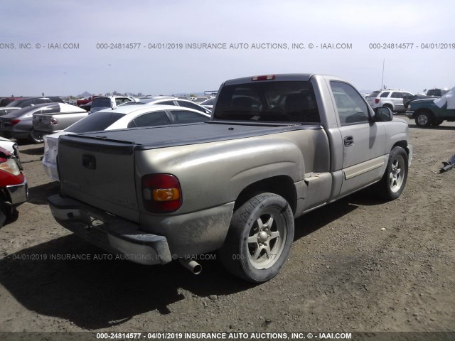 1GCEC14V23Z328612 - 2003 CHEVROLET SILVERADO C1500 TAN photo 4