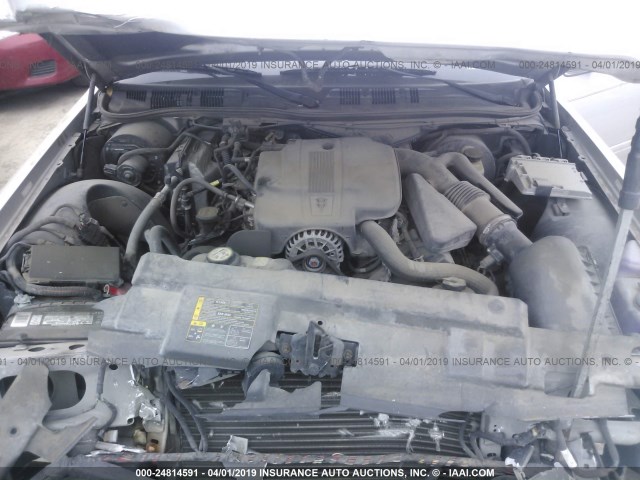 2FAFP74W05X130114 - 2005 FORD CROWN VICTORIA LX SILVER photo 10