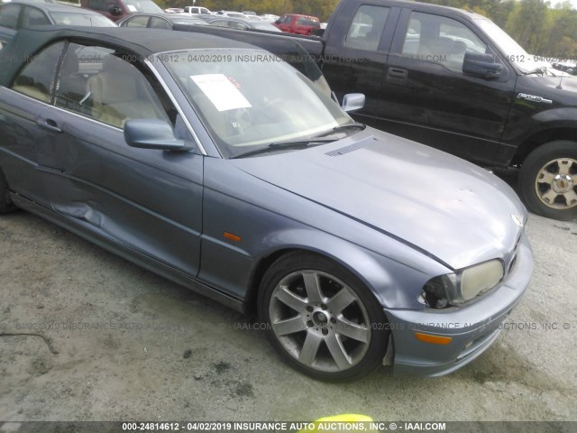 WBABS33401JY57785 - 2001 BMW 325 CI BLUE photo 1