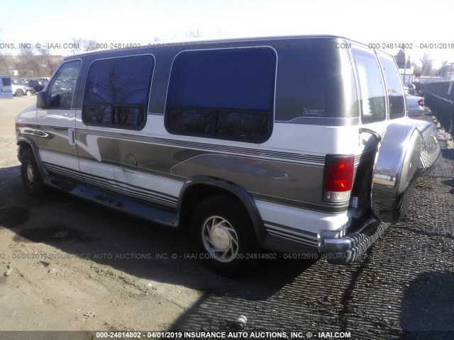 1FDRE14W52HA57534 - 2002 FORD ECONOLINE E150 VAN WHITE photo 3