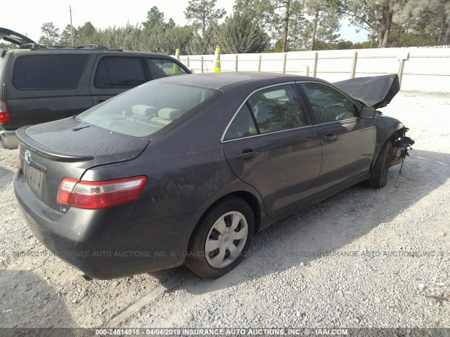 4T1BE46K08U206493 - 2008 TOYOTA CAMRY CE/LE/XLE/SE GRAY photo 4