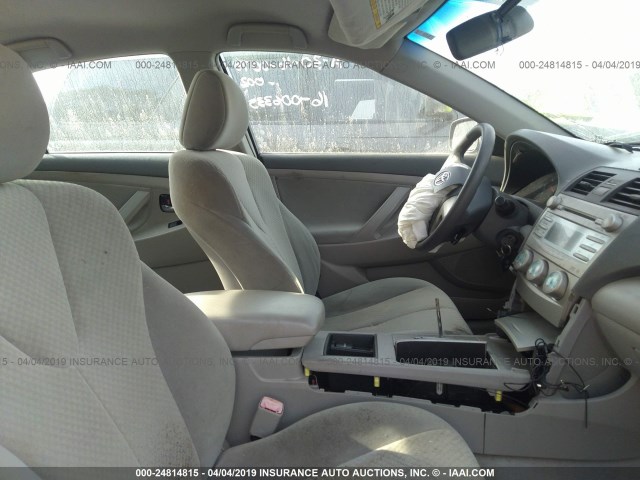 4T1BE46K08U206493 - 2008 TOYOTA CAMRY CE/LE/XLE/SE GRAY photo 5