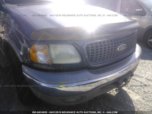 1FMFU18L6YLB94235 - 2000 FORD EXPEDITION EDDIE BAUER BLUE photo 6