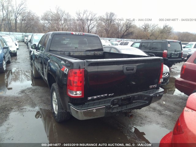 1GTEK19J27Z538593 - 2007 GMC NEW SIERRA K1500 BLACK photo 3