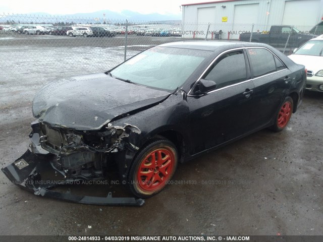 4T1BF1FK3EU731300 - 2014 TOYOTA CAMRY L/SE/LE/XLE 黑色 照片 2