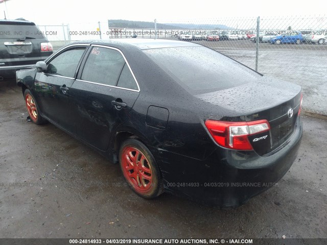4T1BF1FK3EU731300 - 2014 TOYOTA CAMRY L/SE/LE/XLE 黑色 照片 3