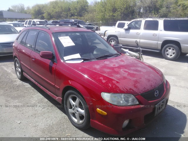 JM1BJ245121459056 - 2002 MAZDA PROTEGE PR5 红色 照片 1