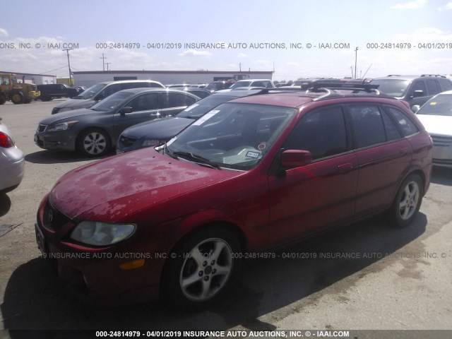 JM1BJ245121459056 - 2002 MAZDA PROTEGE PR5 红色 照片 2