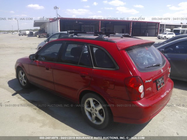 JM1BJ245121459056 - 2002 MAZDA PROTEGE PR5 红色 照片 3