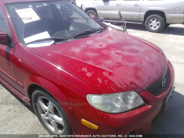 JM1BJ245121459056 - 2002 MAZDA PROTEGE PR5 红色 照片 6