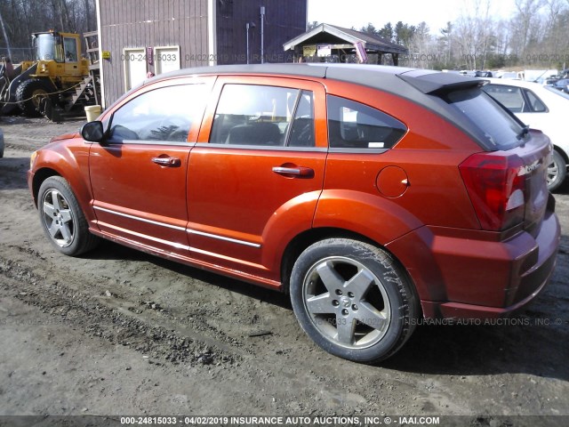 1B3HE78K27D224166 - 2007 DODGE CALIBER R/T ORANGE photo 3