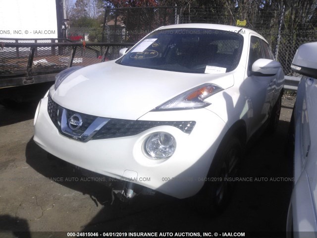 JN8AF5MR5HT704363 - 2017 NISSAN JUKE S/SV/SL/NISMO WHITE photo 2