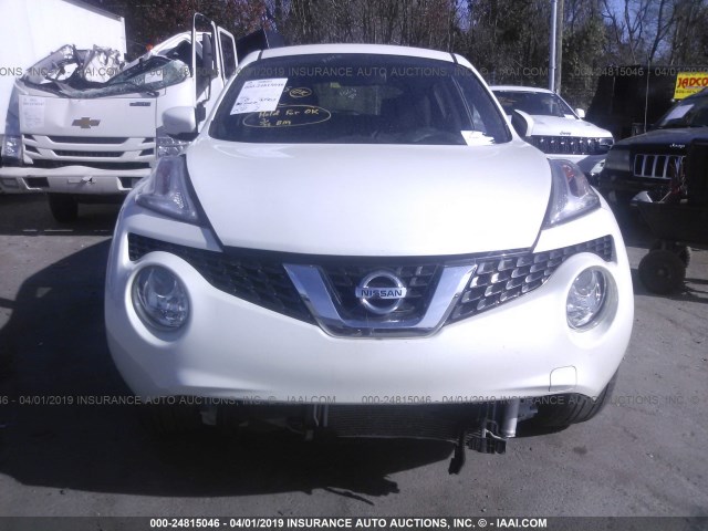 JN8AF5MR5HT704363 - 2017 NISSAN JUKE S/SV/SL/NISMO WHITE photo 6