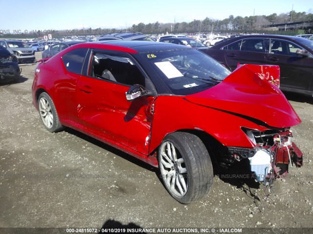 JTKJF5C73FJ003186 - 2015 TOYOTA SCION TC RED photo 1