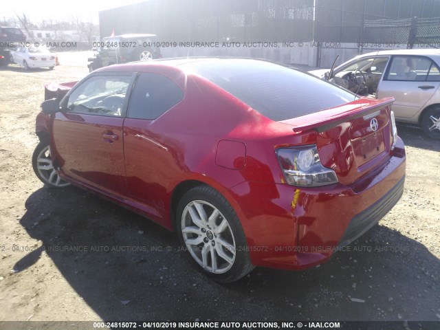 JTKJF5C73FJ003186 - 2015 TOYOTA SCION TC RED photo 3