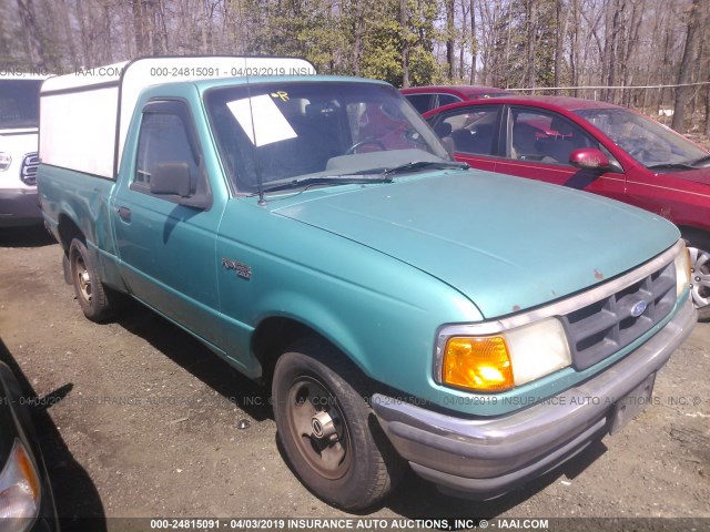 1FTCR10A2PPB73005 - 1993 FORD RANGER GREEN photo 1