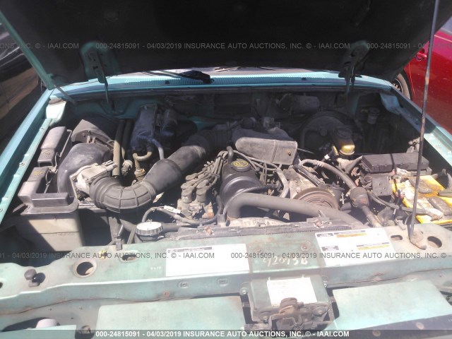 1FTCR10A2PPB73005 - 1993 FORD RANGER GREEN photo 10