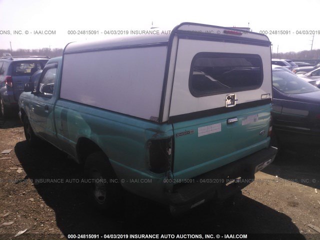 1FTCR10A2PPB73005 - 1993 FORD RANGER GREEN photo 3