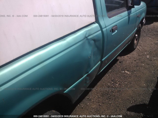 1FTCR10A2PPB73005 - 1993 FORD RANGER GREEN photo 6