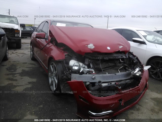 WDDGF4HB0CR238916 - 2012 MERCEDES-BENZ C 250 RED photo 1