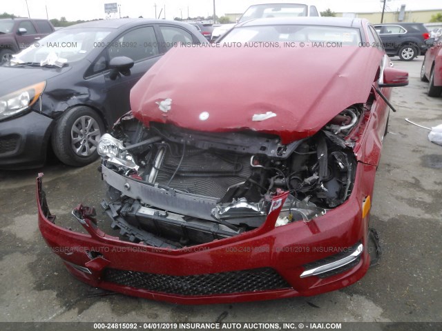 WDDGF4HB0CR238916 - 2012 MERCEDES-BENZ C 250 RED photo 6