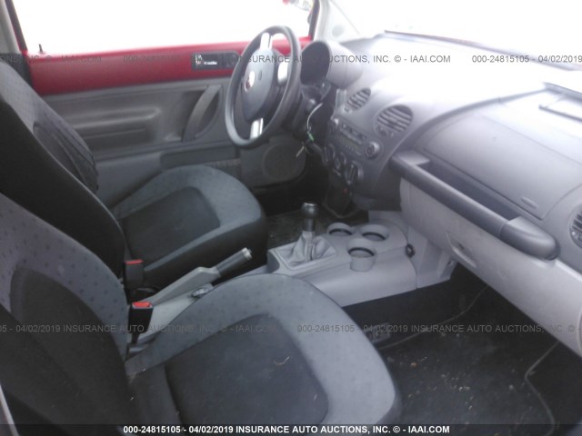 3VWBB61C2WM004116 - 1998 VOLKSWAGEN NEW BEETLE წითელი ფოტო 5