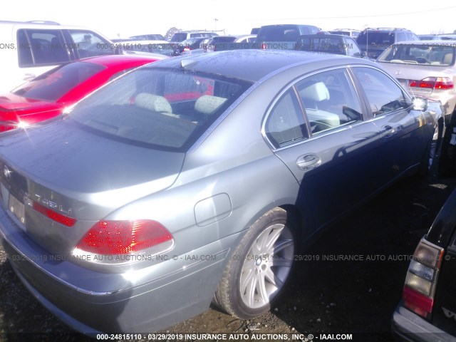 WBAGN63413DR16018 - 2003 BMW 745 LI Light Blue photo 4