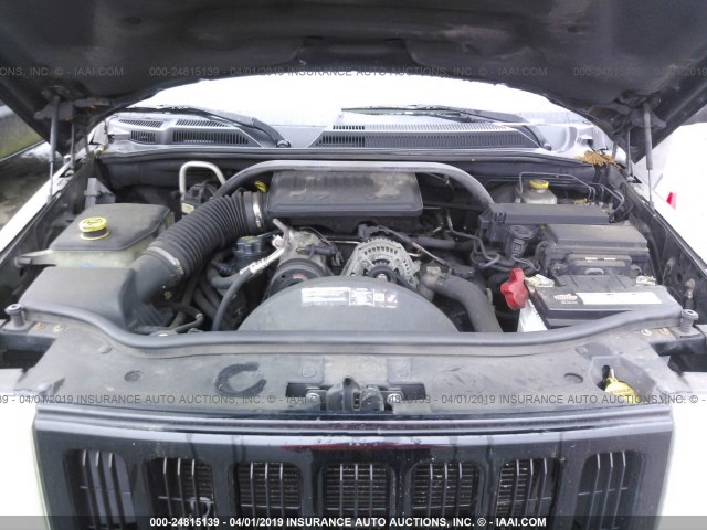 1J8HH48K16C353470 - 2006 JEEP COMMANDER BLACK photo 10