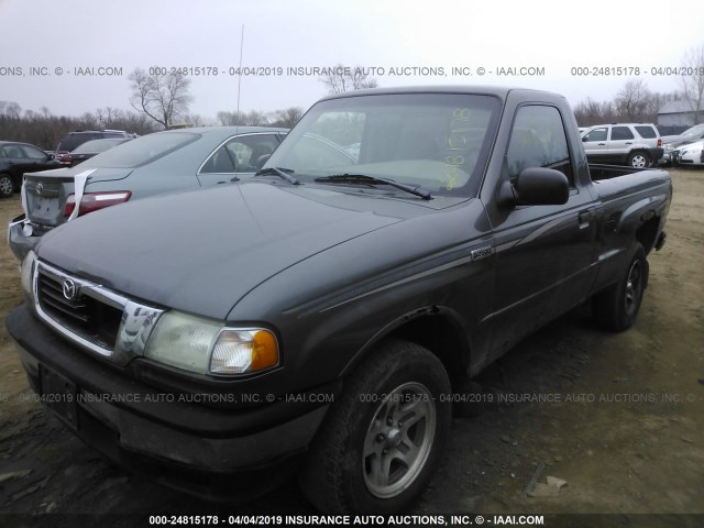 4F4YR12C0WTM12410 - 1998 MAZDA B2500 GRAY photo 2