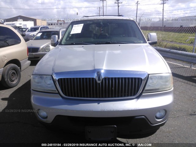 5LMEU68H94ZJ19313 - 2004 LINCOLN AVIATOR 灰色 照片 6