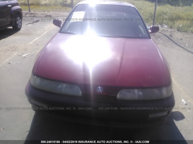 JH4DA9459NS021349 - 1992 ACURA INTEGRA LS RED photo 6