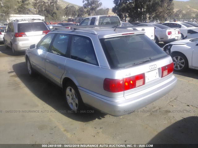 WAUJC84AXVN041921 - 1997 AUDI A6 QUATTRO WAGON SILVER photo 3