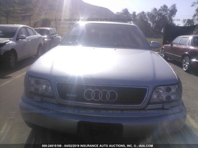 WAUJC84AXVN041921 - 1997 AUDI A6 QUATTRO WAGON SILVER photo 6