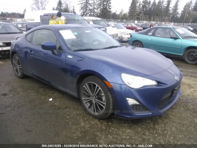 JF1ZNAA12D1727314 - 2013 TOYOTA SCION FR-S BLUE photo 1